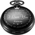 Engraved “to My Son” “I Love You” Pocket Watch with Chain